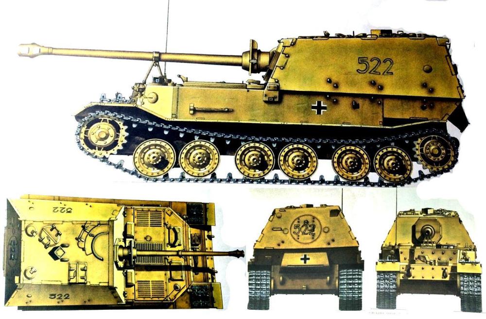 二战德国坦克歼击车之"费迪南德"/"象"式坦克歼击车_腾讯新闻