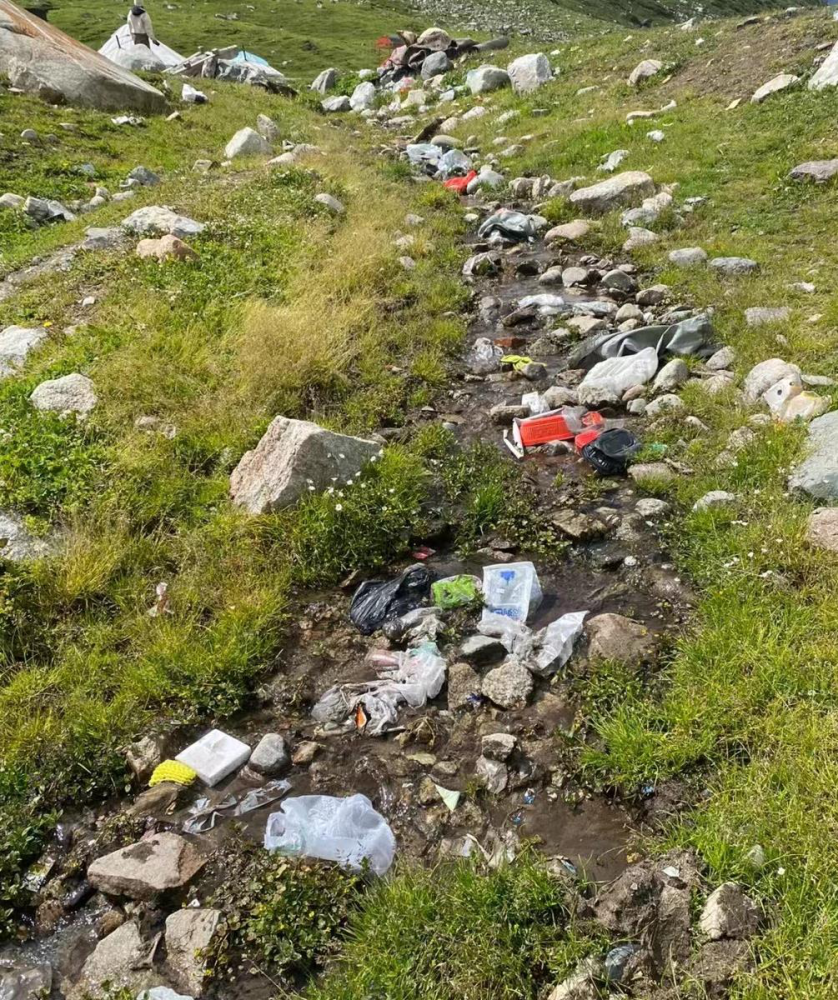 新疆旅游大火:游客自发捡拾景区垃圾,闲置私家车加入租赁行业_腾讯