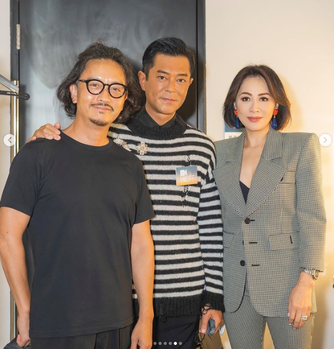 刘嘉玲和古天乐一天前偶遇郭富城,两人还聊起林志颖车祸,郭富城表示不