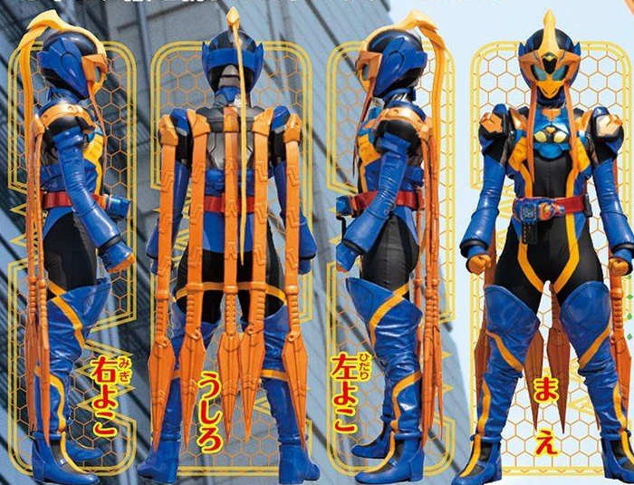 假面骑士贞德最终形态造型官设图 用眼镜蛇王印章变身的无敌贞德_腾讯