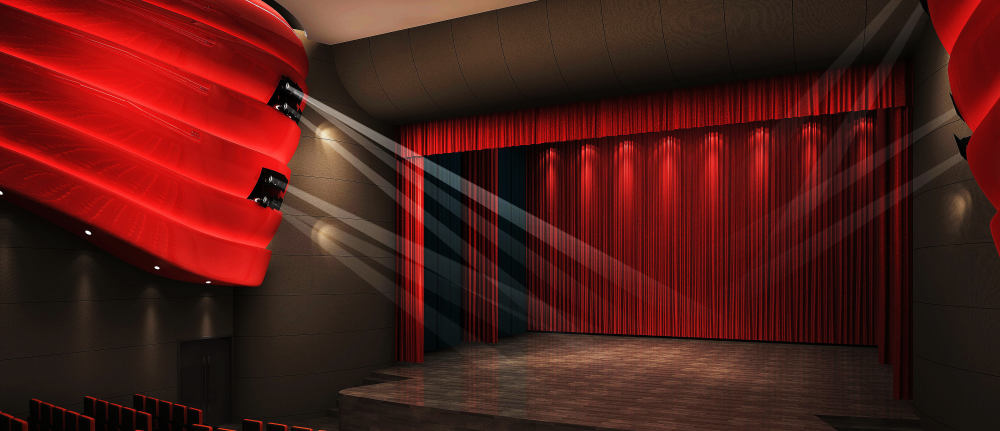 红豆小剧场舞台效果图征集活动结束后,由主办方代表和相关业内专家