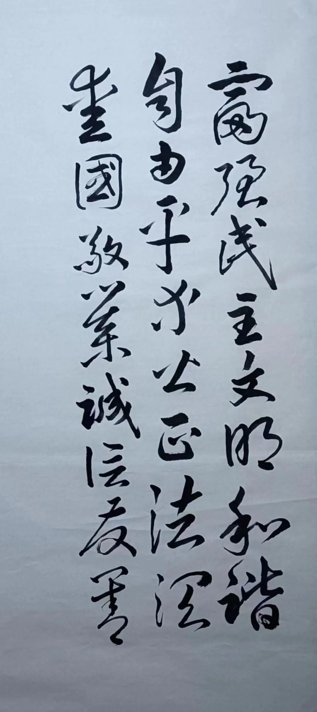 參加者用心書寫橫豎撇捺,楷書,行書,隸書,懸針篆變等多種書法藝術也一