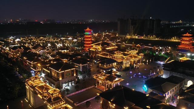 濮阳夜景图片图片