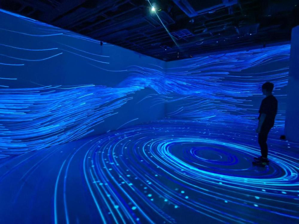 数字艺术与海洋激情碰撞,青岛首家"浪"博物馆沉浸式光影艺术展即将在