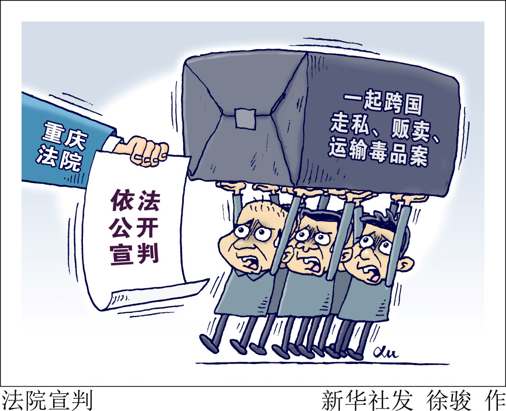图表漫画法治法院宣判