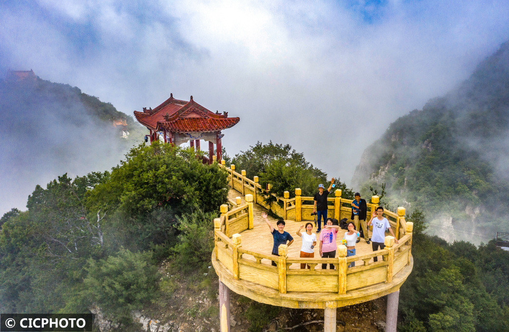 山西运城:五老峰云海似仙境_腾讯新闻