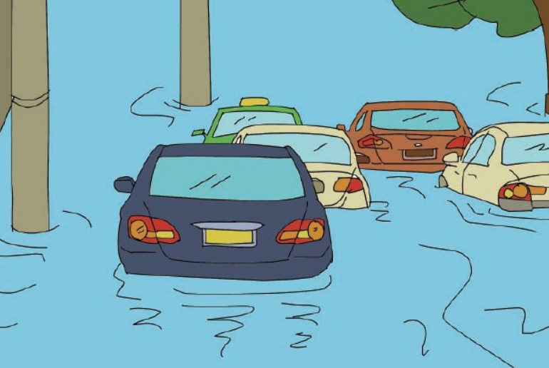 遇到城市内涝,如何避险自救?_腾讯新闻