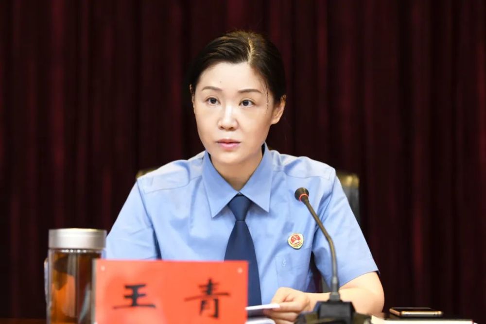 市院党组成员,副检察长王青在会议上通报上半年全市