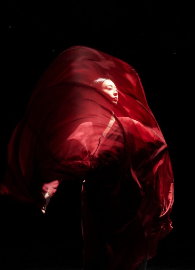 古风美人|赵小棠,红衣舞