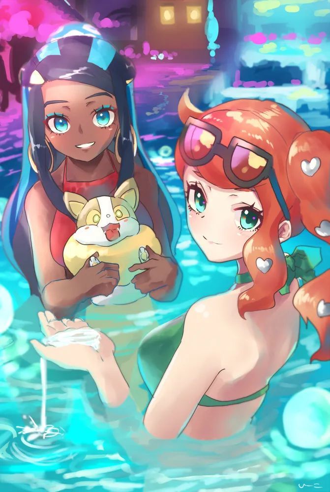 宝可梦 夏日泳装 同人合集 沙滩派对时间到!_腾讯新闻