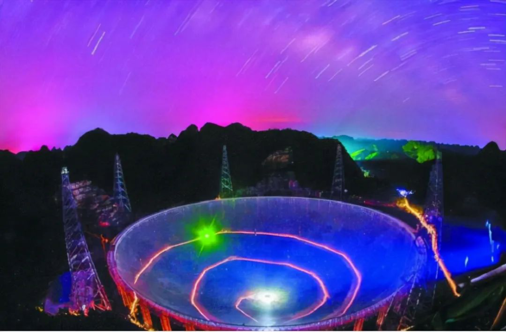 震撼中国天眼的奇幻夜景与常州有着不解之缘