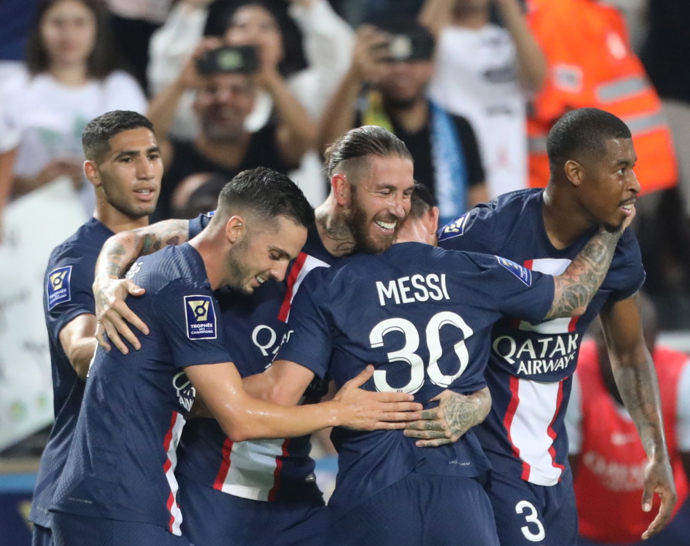 外代二线足球法国超级杯巴黎圣日耳曼夺冠