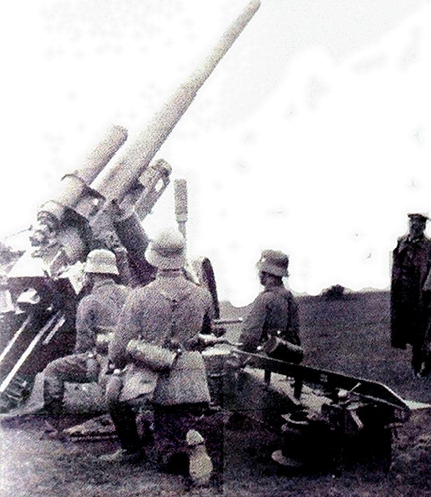 二战德国火炮之105mmk18型加农炮