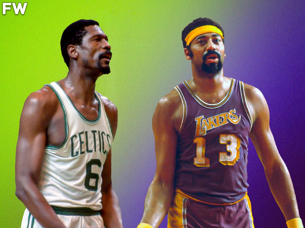 美媒深扒两大中锋封盖数据拉塞尔场均81帽张伯伦比他还猛