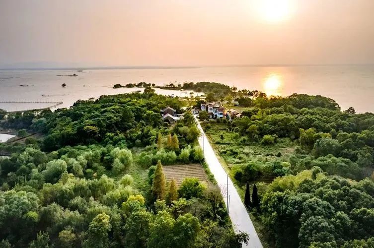 安徽人游安徽盛夏南漪湖的落日每一帧画面都美爆了