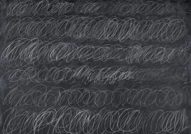 2015年,美国艺术家赛·托姆布雷(cy twombly)的代表作《黑板,在美国