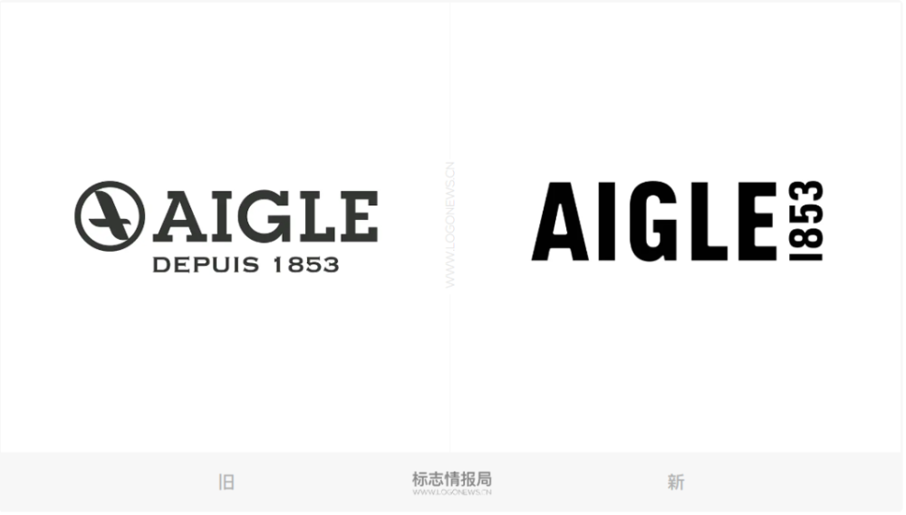 艾高aigle啟用新logo