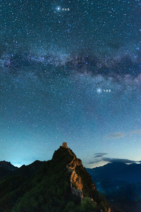 七夕夜赏牛郎织女星感受盛夏星空的寻常之美