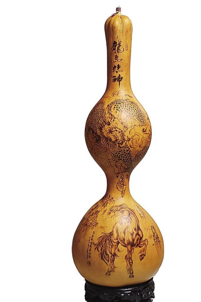 葫芦烙画:烙笔生花送吉祥_腾讯新闻