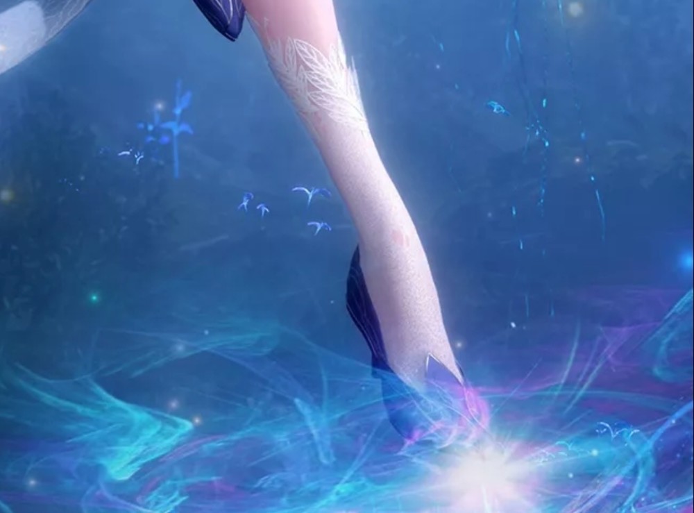 斗罗阿银的壁纸来袭蓝银白袜衬得腿修长不过上面出现破洞