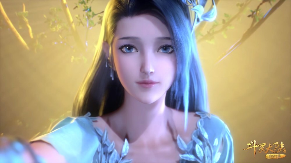 斗罗:阿银的壁纸来袭,蓝银白袜衬得腿修长,不过上面出现破洞_腾讯新闻