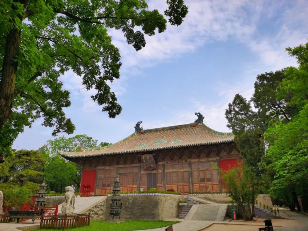 永乐宫唐宋遗风满壁是道院森森殿巍巍