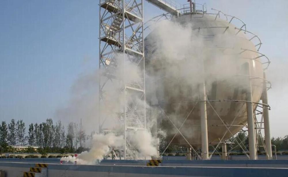 蓝天燃气公司2022年液化石油气储罐泄漏应急演练圆满举办