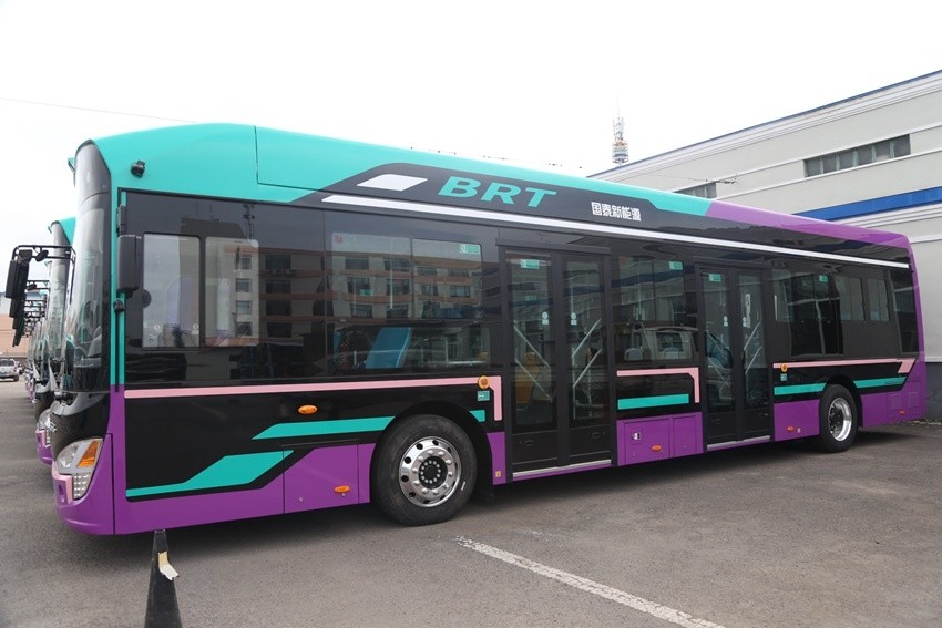 延吉首批brt公交车交付满满的科技感民族特色