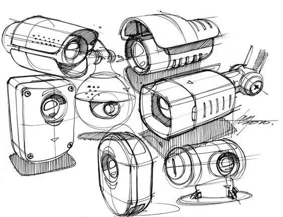 学习设计草图的重要一点就是每天练习,在掌握了基础的线条表达和透视