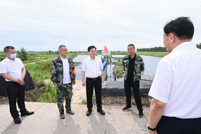黑龙江省委副书记,省长胡昌升先后到绥化市肇东市,大庆市肇源县,沿