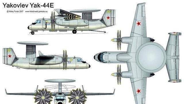 而在苏联时期,雅克-44预警机就可谓是诞生于名家之手,他完全整合了雅
