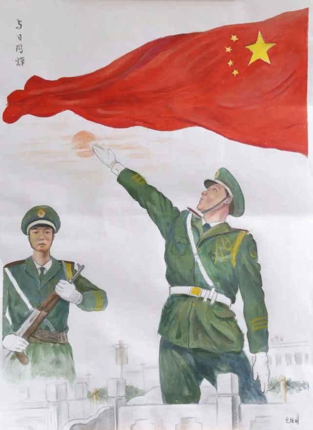 精美画卷满载兵哥哥们对伟大祖国的无限热爱对强军事业的忠诚之志监制