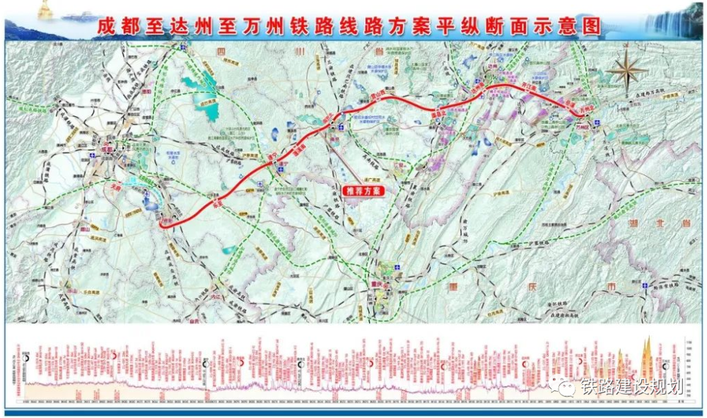 2027年竣工,成达万高铁最新消息!
