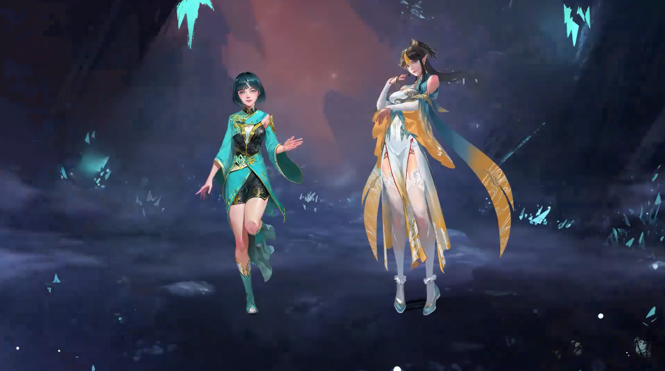 却是一个萝莉女神,有点灵动可爱的模样,大概率就是风尊者的弟子慕青鸾