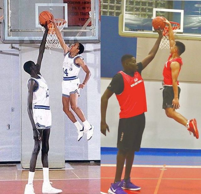 2米41中锋火了比孙明明还高5厘米有望成为史上最高职业球员