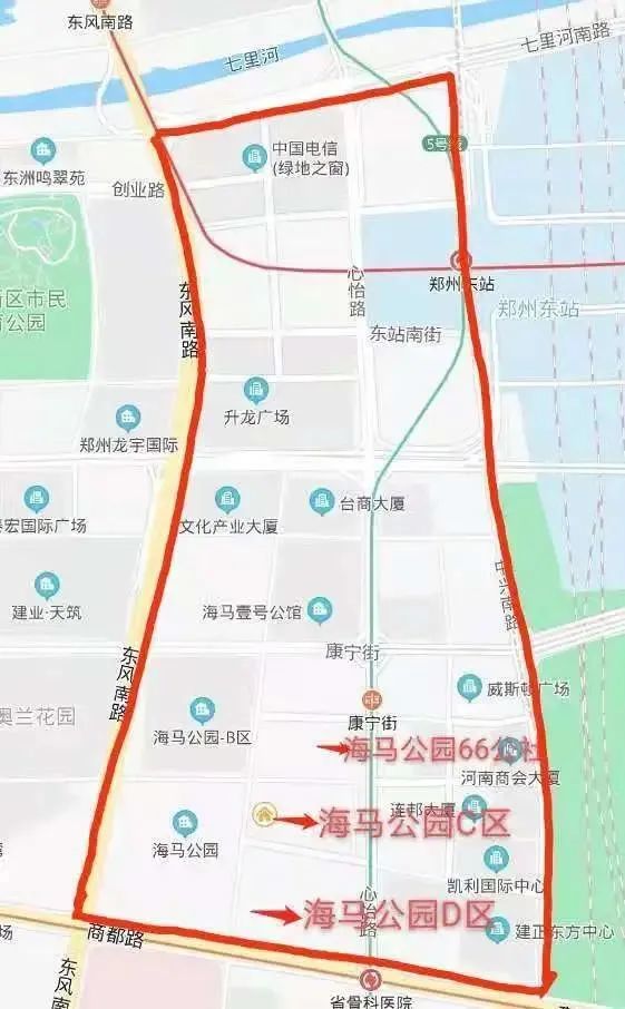 普惠路小學劃片範圍示意圖:招生範圍:12,鄭東新區普惠路小學圖源:鄭州