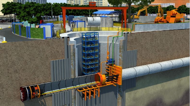 武汉赵家条220千伏电力通道顶管成功始发_腾讯新闻