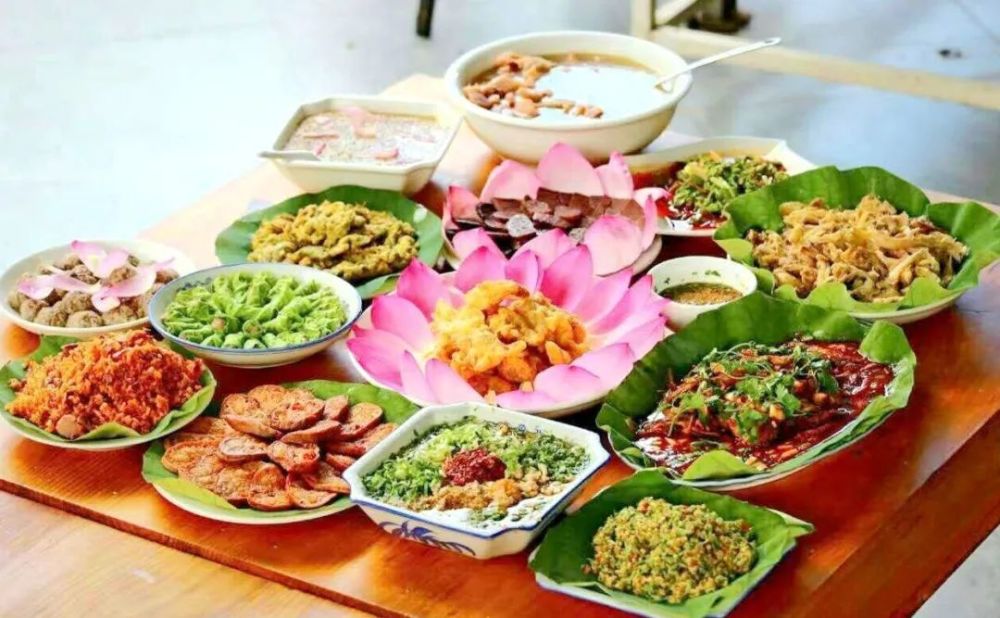 乐享云南美食保山施甸荷花宴