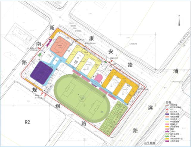 南京浦口区城南中心规划建九年一贯制学校