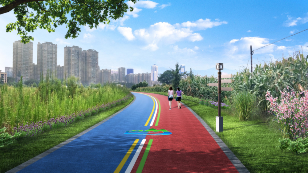 峨眉人休闲新去处!这条5.7公里滨水环形绿道,就在你的家门口!