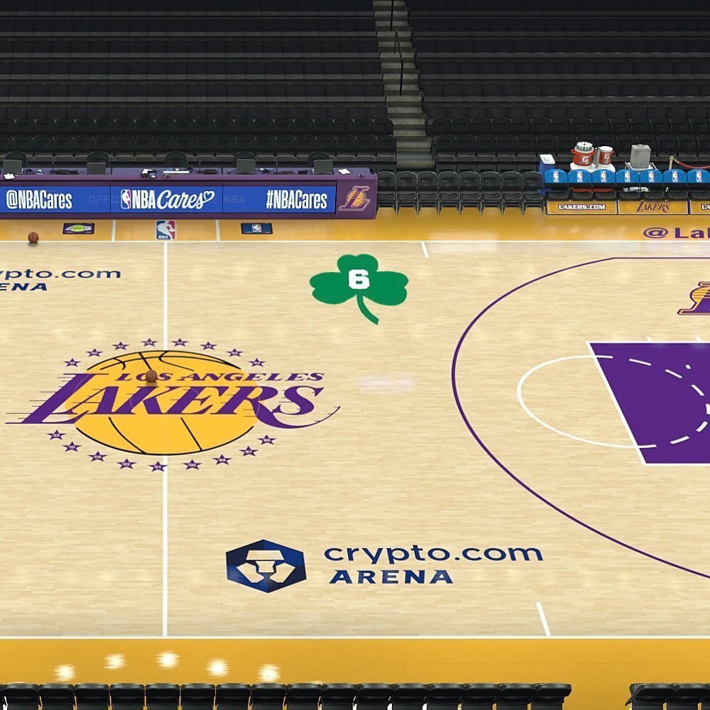 名记希望詹姆斯效仿哈登降薪续约 湖人主场将印有绿军标志_腾讯新闻