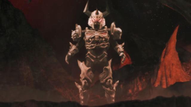 以亡灵吉娜(又翻译为基纳)为载体,将宙达和莫尔德与她用为一体,这一次