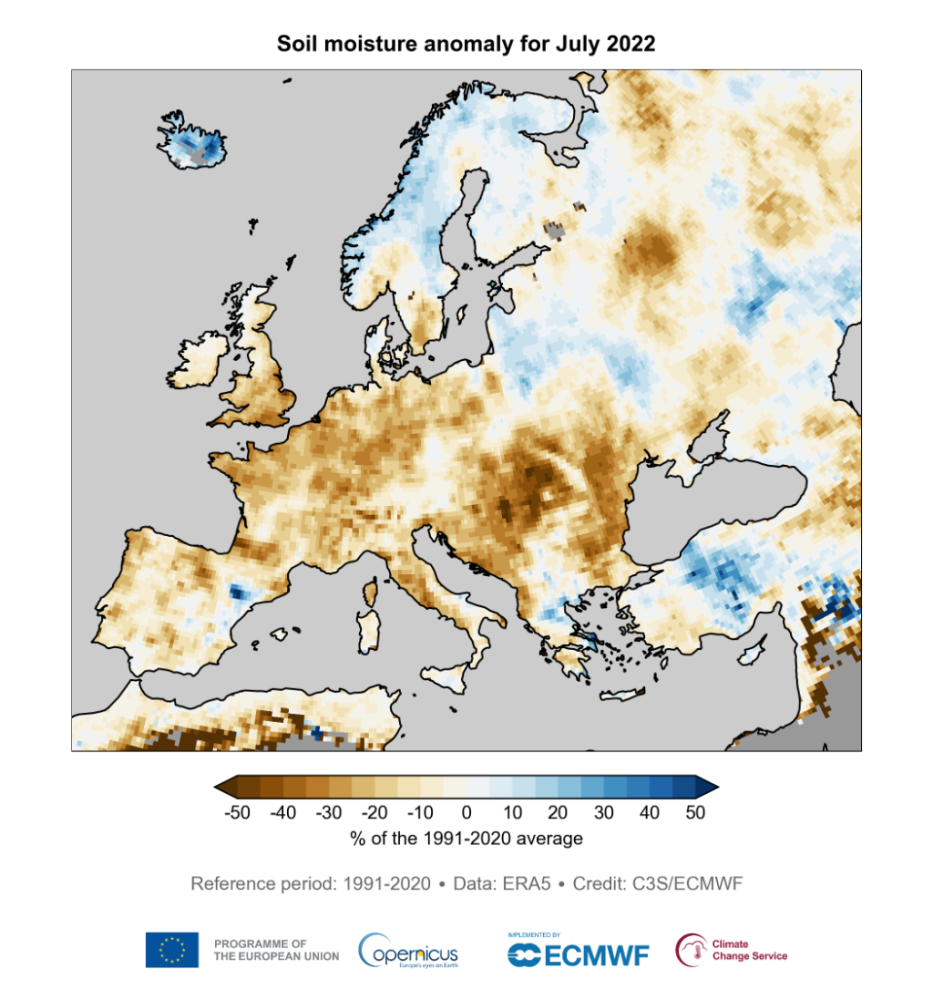 “500年一遇”干旱席卷欧洲