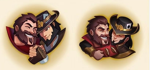 而这也是继日女,皎月,卡牌,男枪之后,拳头设计师推出的又一对lgbtq.