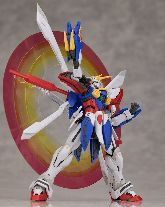 rg系列神高达模型实物素组详解 当之无愧的最强可动的高达