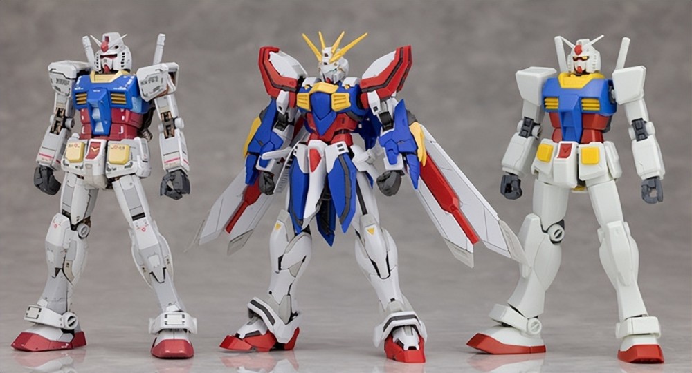 rg系列神高达模型实物素组详解 当之无愧的最强可动的高达_腾讯新闻