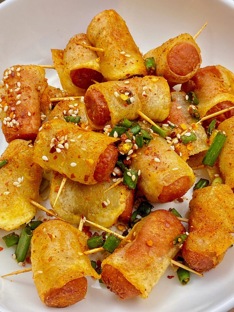 火腿土豆卷,酥香入味,太美味了_腾讯新闻