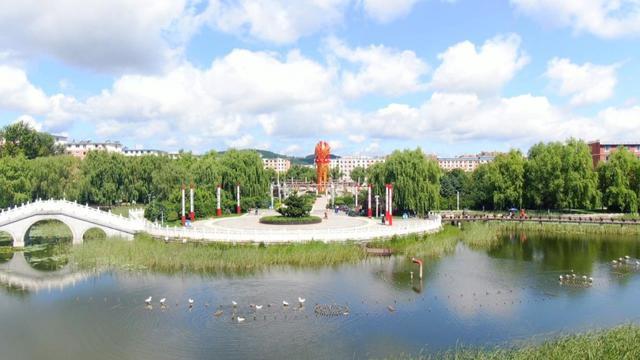 柳河县城市公园美到里子