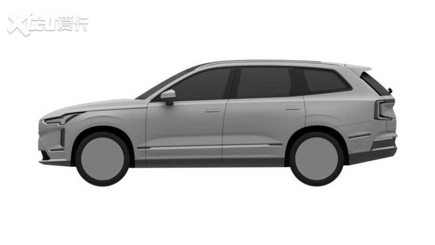 疑似全新沃尔沃XC90纯电版专利图曝光