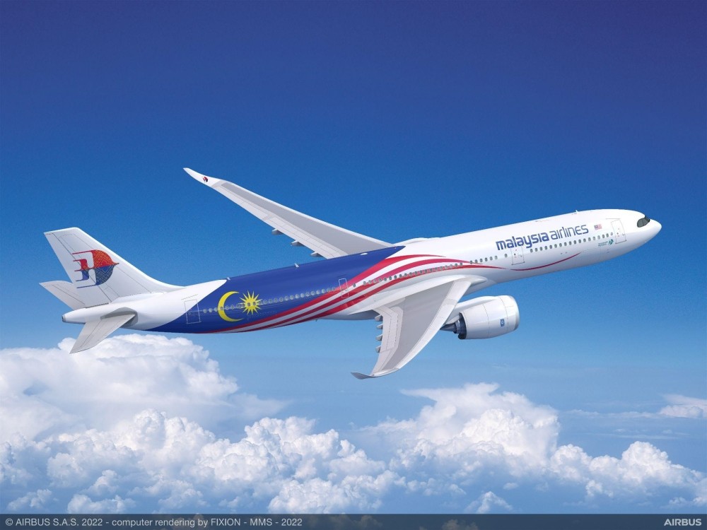马来西亚航空将引进20架空客A330neo